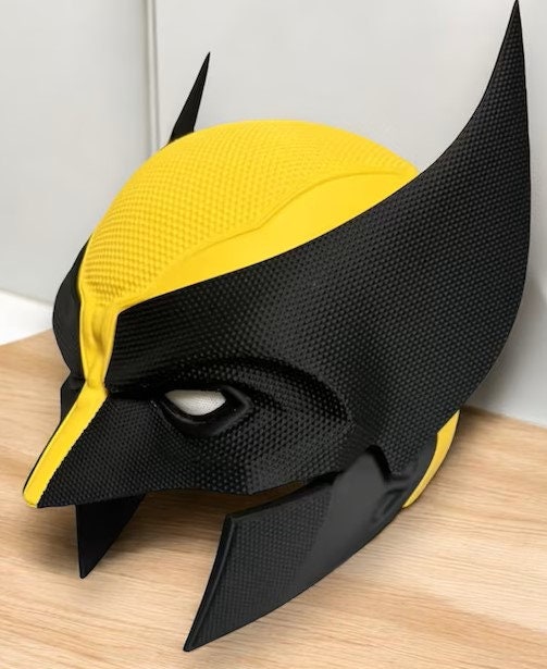 3D Printed Wolverine Mask: Comic Cosplay Helmet Costume