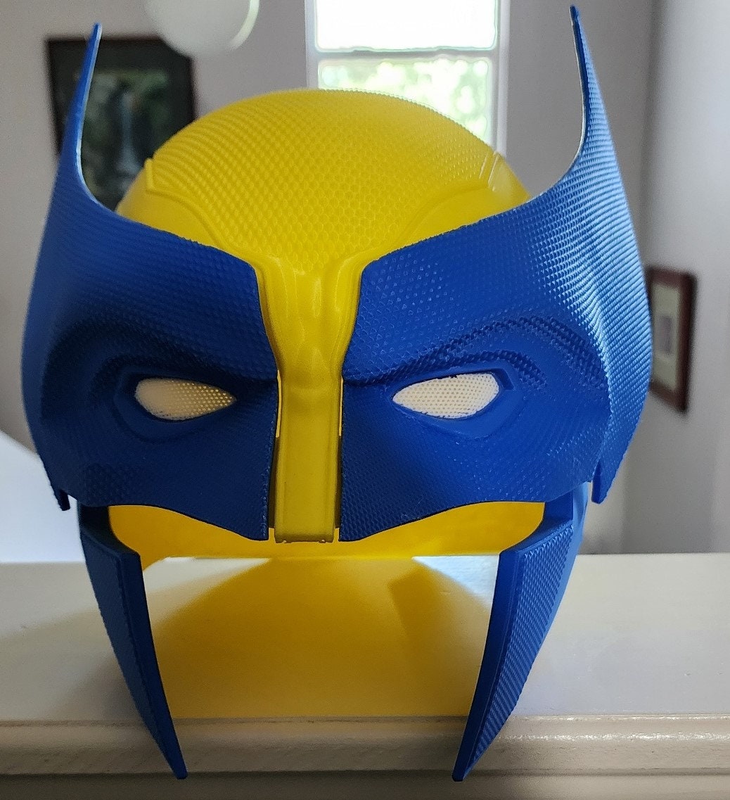 3D Printed Wolverine Mask: Comic Cosplay Helmet Costume