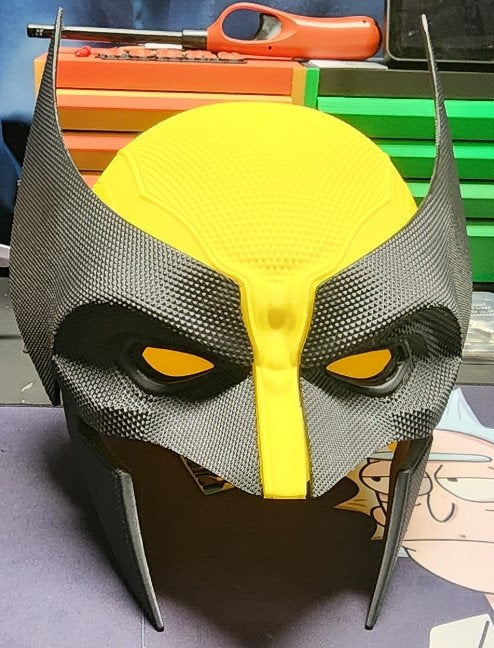 3D Printed Wolverine Mask: Comic Cosplay Helmet Costume