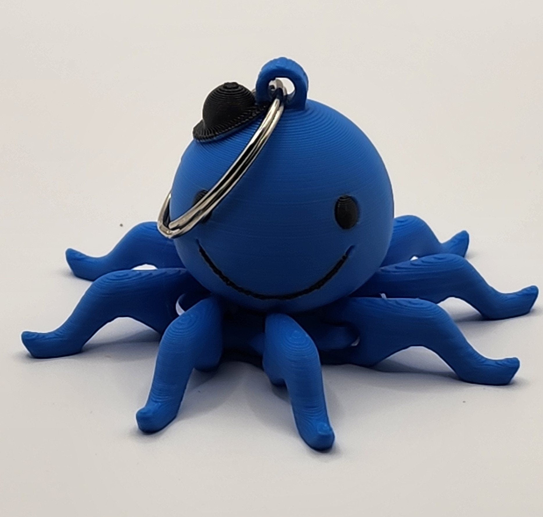 3D Printed Octopus Keychain: Adorable Marine Creature Keyring