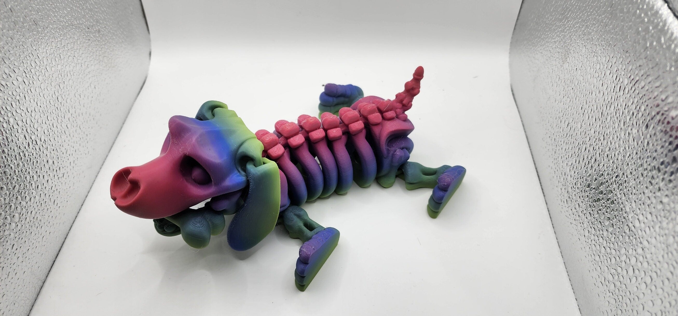 Articulated 3D Printed Skellington Dog