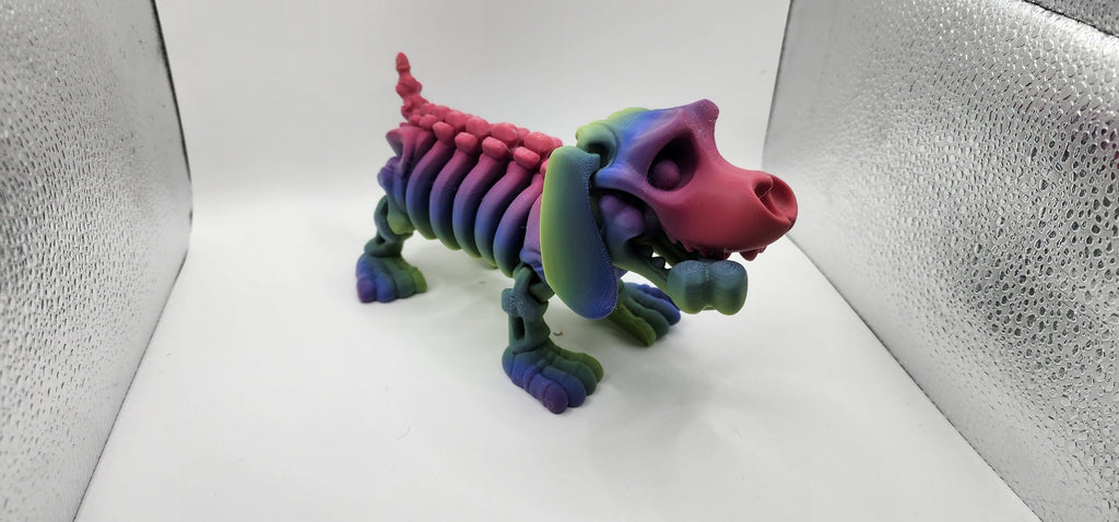 Articulated 3D Printed Skellington Dog