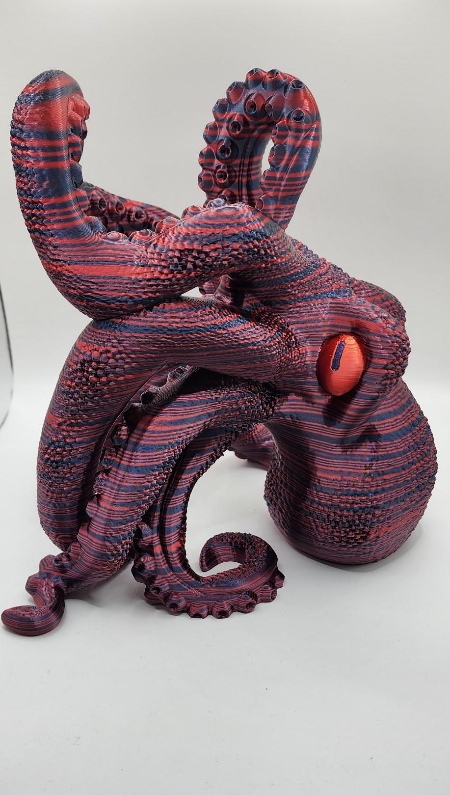 3D Printed Octopus Wine Holder, Eco-Friendly PLA Plastic