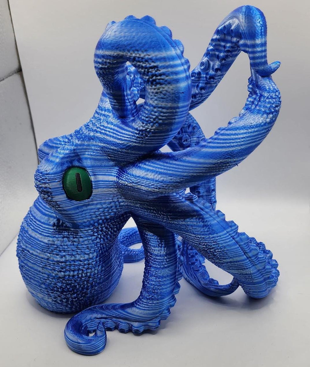 3D Printed Octopus Wine Holder, Eco-Friendly PLA Plastic
