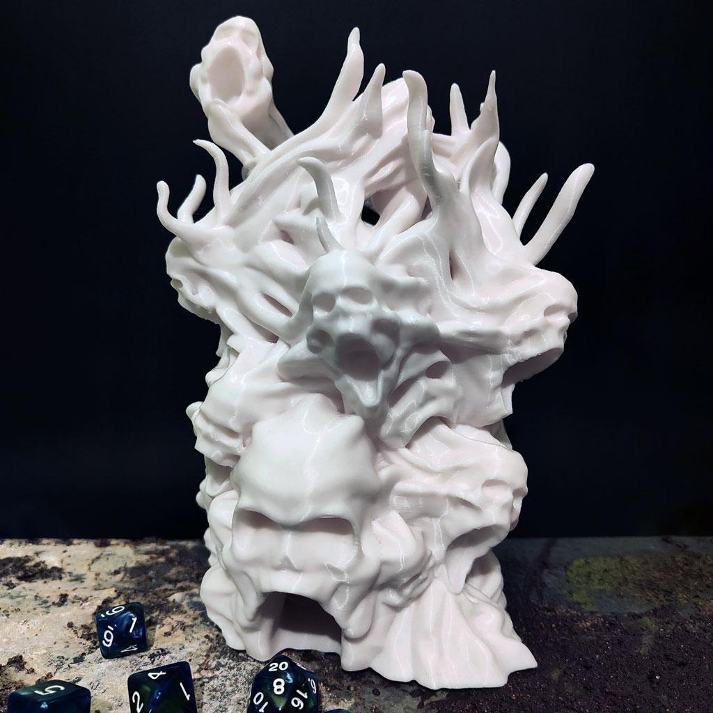 3D Printed Dice Tower for D&D and MTG