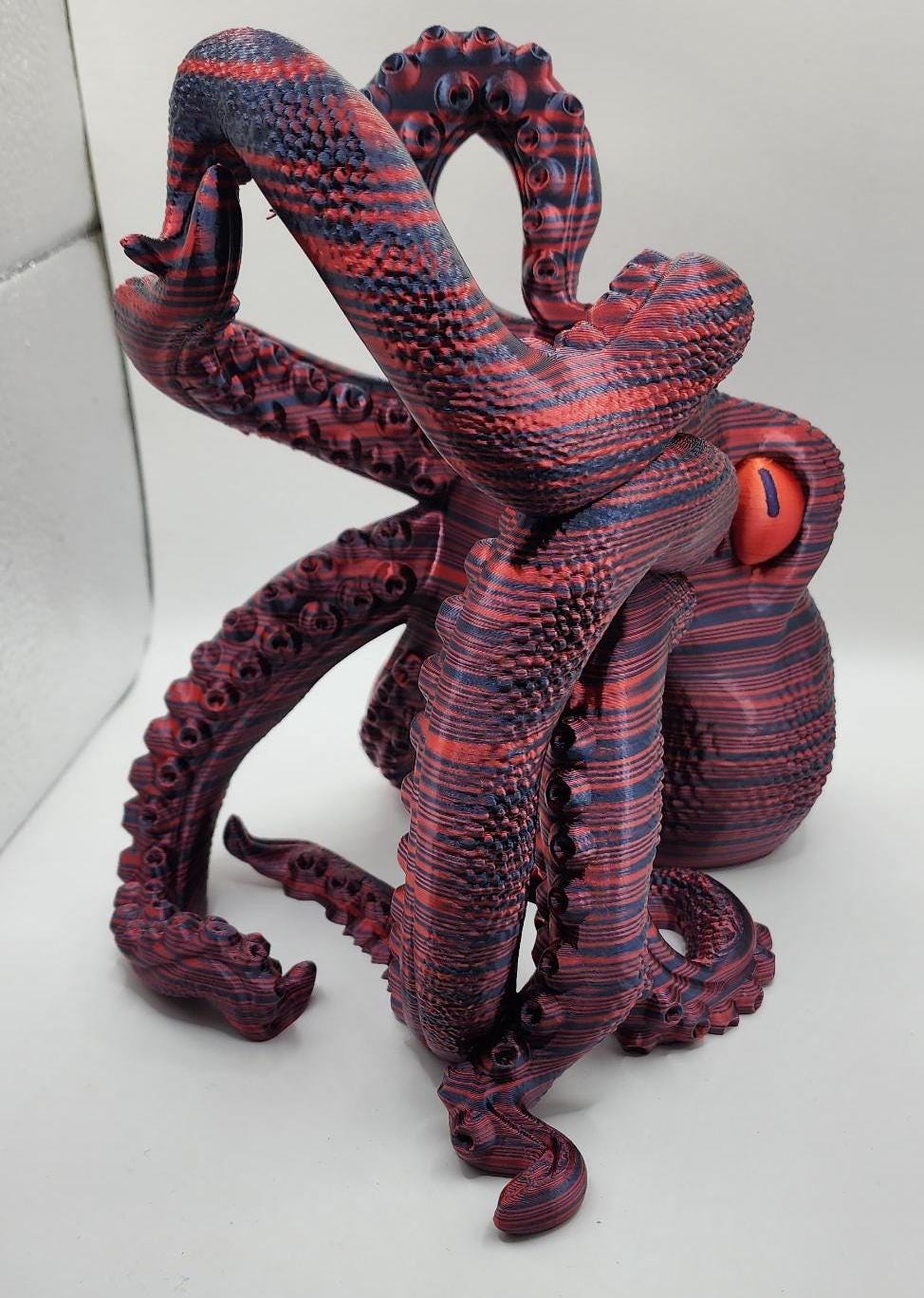 3D Printed Octopus Wine Holder, Eco-Friendly PLA Plastic