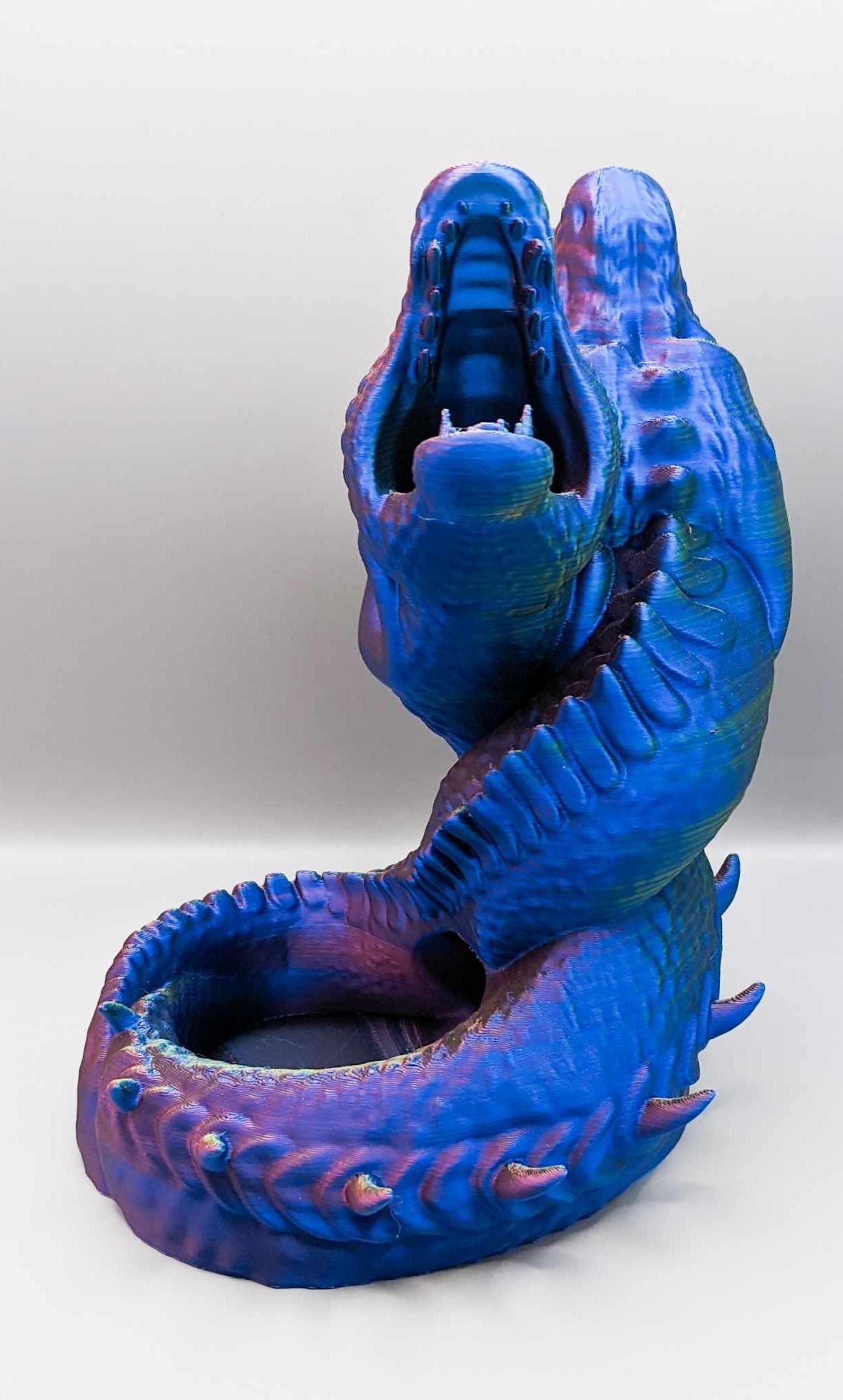 3D Printed Dueling Dragons Dice Tower, Tabletop Games