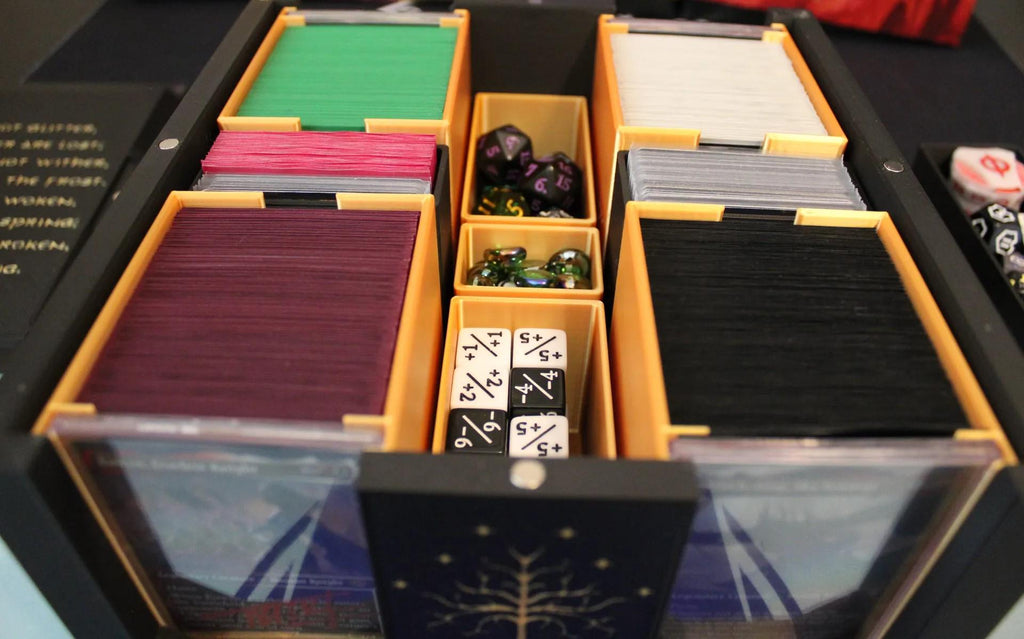 MTG EDH Commander Deck Box, Solid Color Card Case