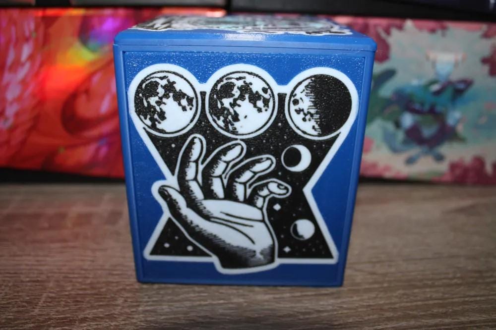 Jace Beleren MTG Commander Deck Box, Magnetic Card Case