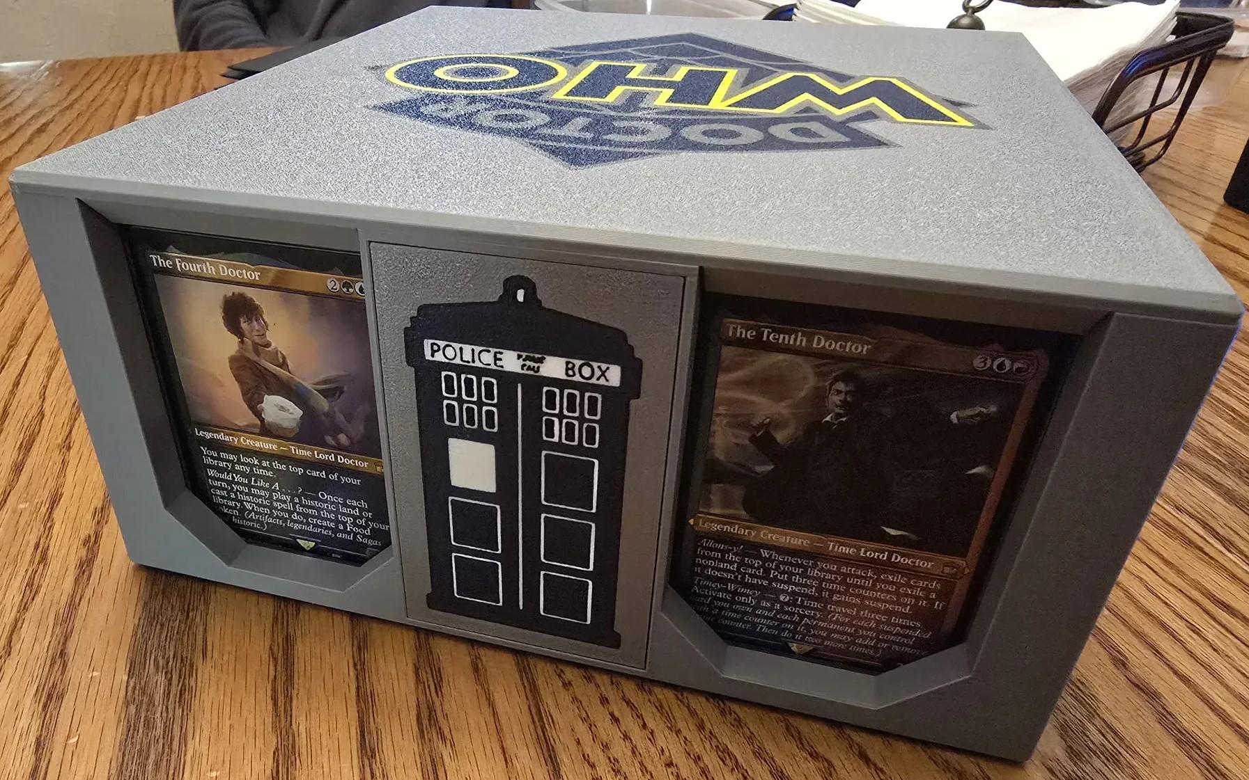 Dr. Who MTG Commander Deck Box: Collectible Card Case