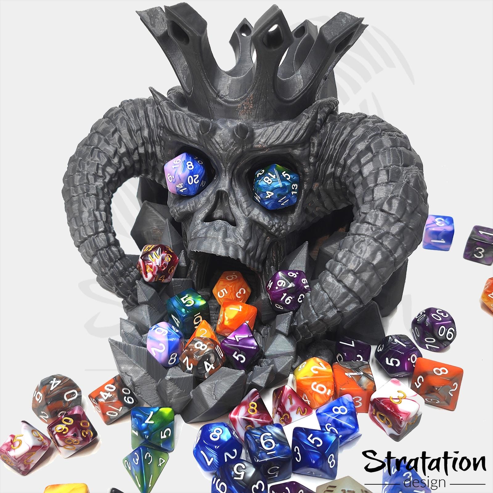 3D Printed Dice Tower for D&D and MTG