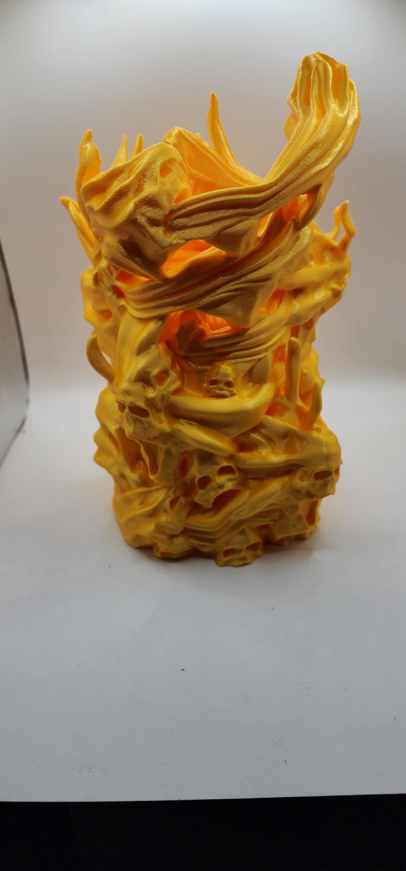 3D Printed Skull Dice Tower, RPG Board Games