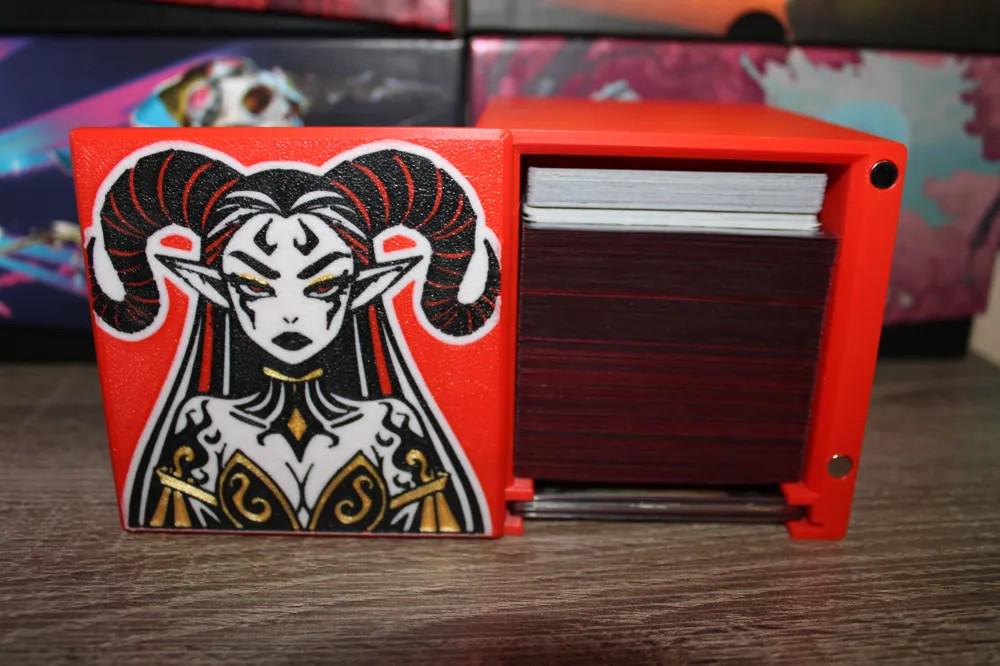 Judith MTG Commander Deck Box, Magnetic Card Case
