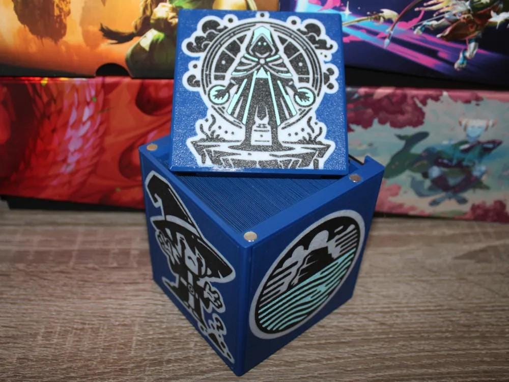Jace Beleren MTG Commander Deck Box, Magnetic Card Case