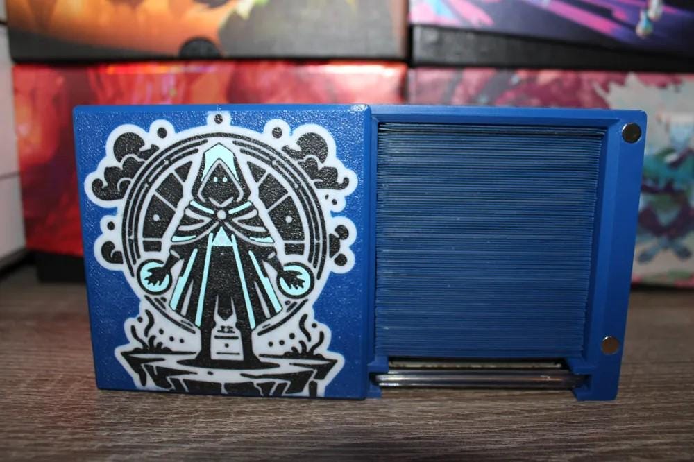 Jace Beleren MTG Commander Deck Box, Magnetic Card Case