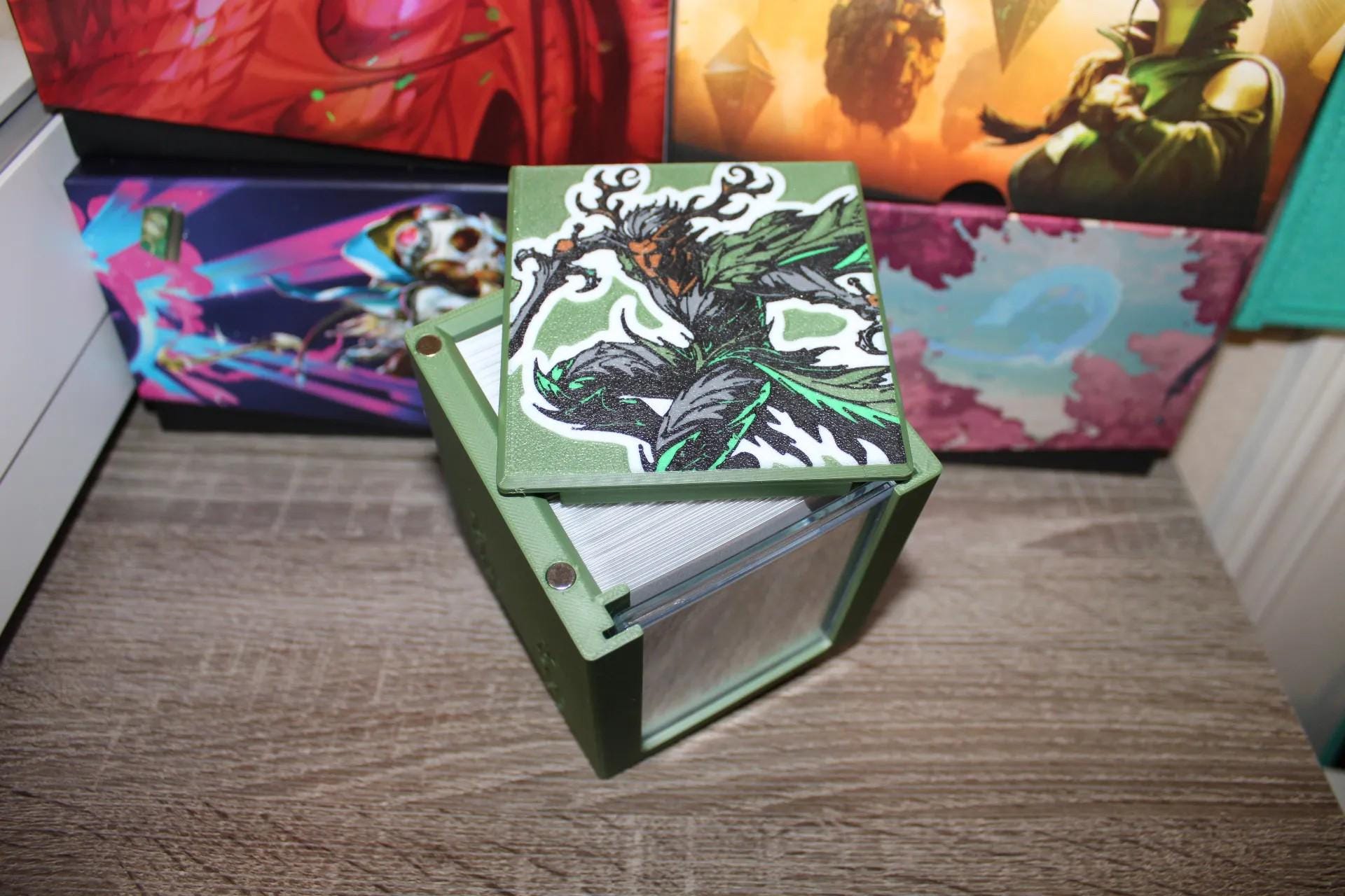 Rhys Theme MTG Commander Deck Box, 3D Printed Card Case