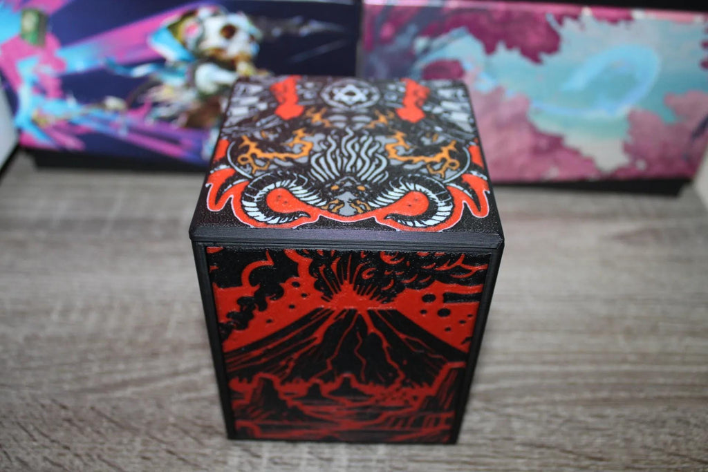 Kardur Theme MTG Commander Deck Box, Magnetic Card Case