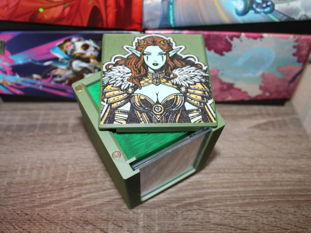 Lathril MTG Commander Deck Box, Magnetic Card Case
