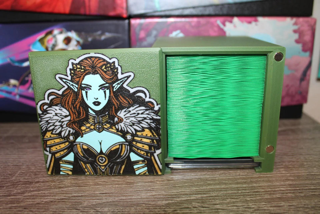 Lathril MTG Commander Deck Box, Magnetic Card Case
