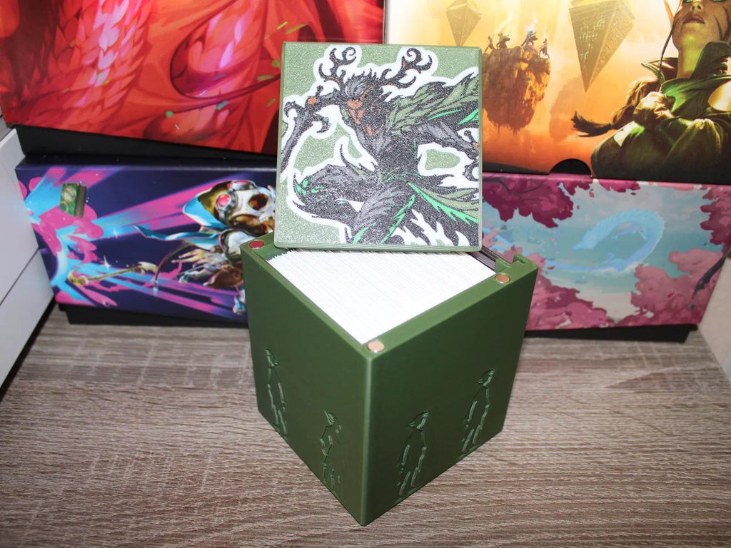 Rhys Theme MTG Commander Deck Box, 3D Printed Card Case
