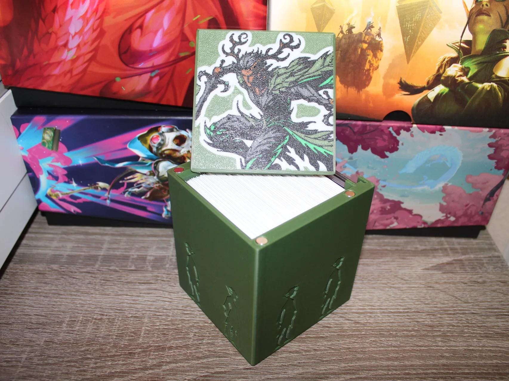 Rhys Theme MTG Commander Deck Box, 3D Printed Card Case