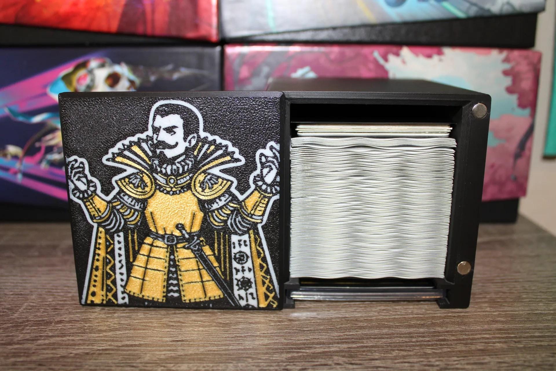 Clavileno MTG Commander Deck Box, Magnetic Card Case