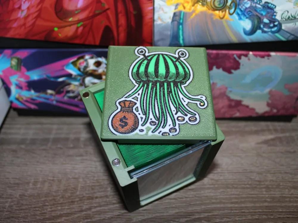 Gluntch MTG Card Deck Box, Magnetic Commander Case