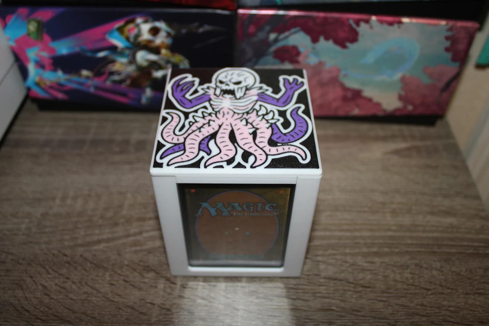 Chibi Ulamog MTG Commander Deck Box, 3D Printed Card Case