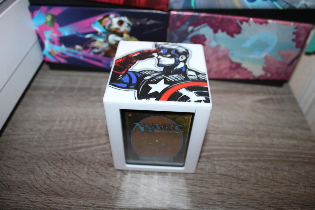 Captain America MTG Commander Deck Box, Card Case