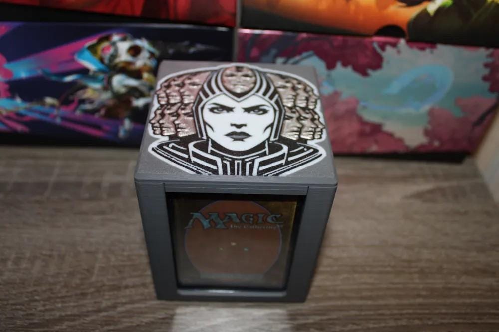 Omo Theme MTG Commander Deck Box, Magnetic Card Case