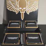 MTG EDH Commander Card Box, Magic the Gathering, Magic, Deck Case, Card Case 4 Player Party Box 40k Inspired Design