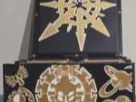 MTG EDH Commander Card Box, Magic the Gathering, Magic, Deck Case, Card Case 4 Player Party Box 40k Inspired Design