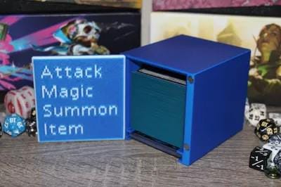 3D Printed MTG Commander Deck Box with Display