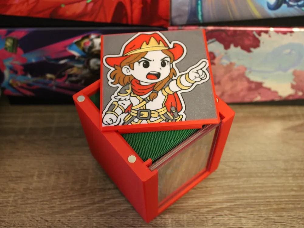 Nelly Borca MTG Commander Deck Box, 3D Printed Card Case