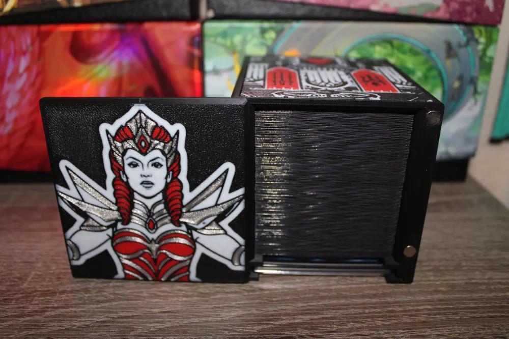 Olivia Theme MTG Commander Deck Box, Magnetic Card Case