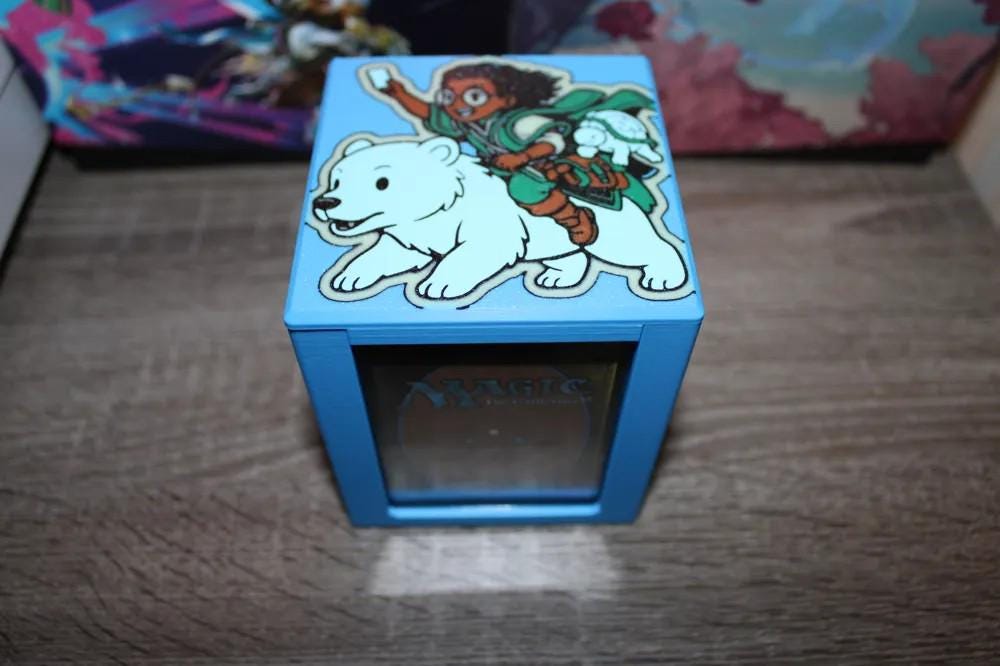 Minn Theme MTG Card Deck Box, EDH Commander Case