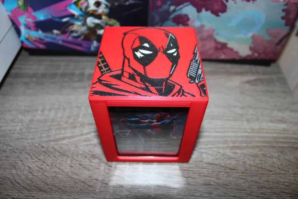 Deadpool MTG Commander Deck Box, Full Art Card Case