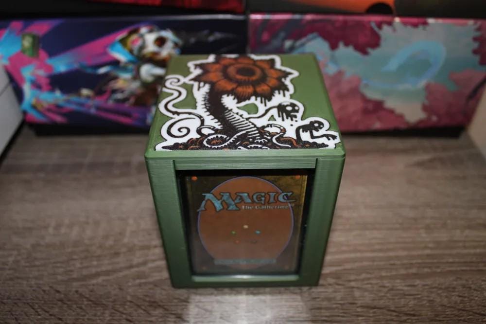 Necrobloom MTG Commander Deck Box, Card Case