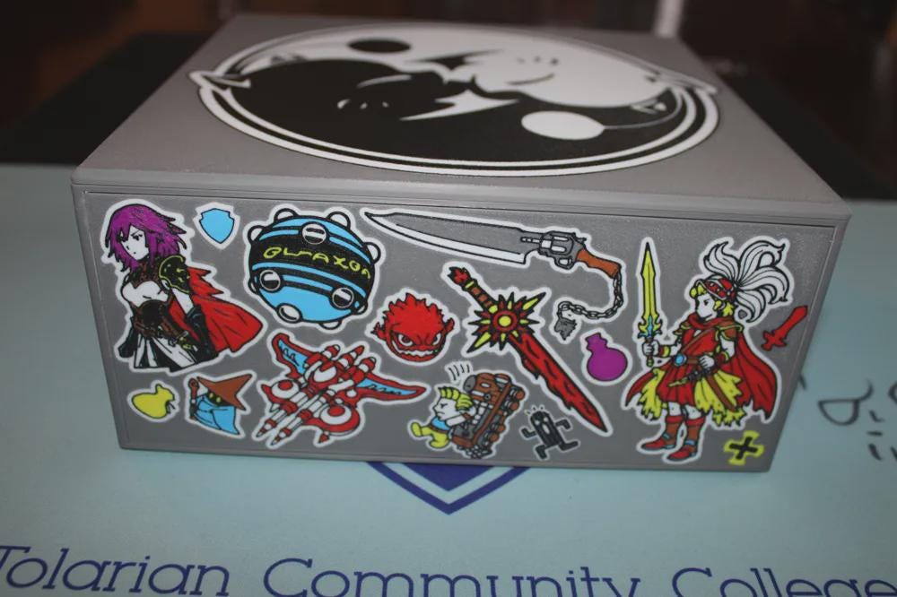 Final Fantasy Card Deck Box, MTG Commander Storage