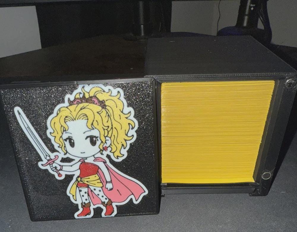 Final Fantasy Terra MTG Commander Deck Box - Holds 105 Sleeved Cards