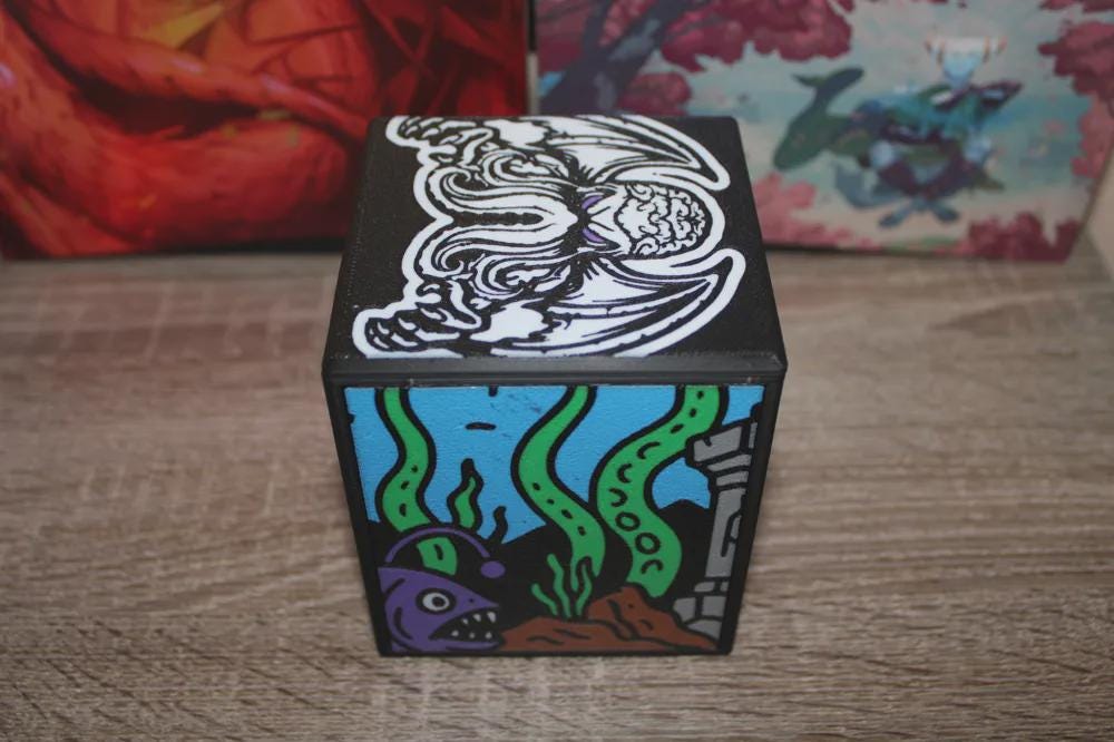Cthulhu MTG Commander Deck Box, Card Case