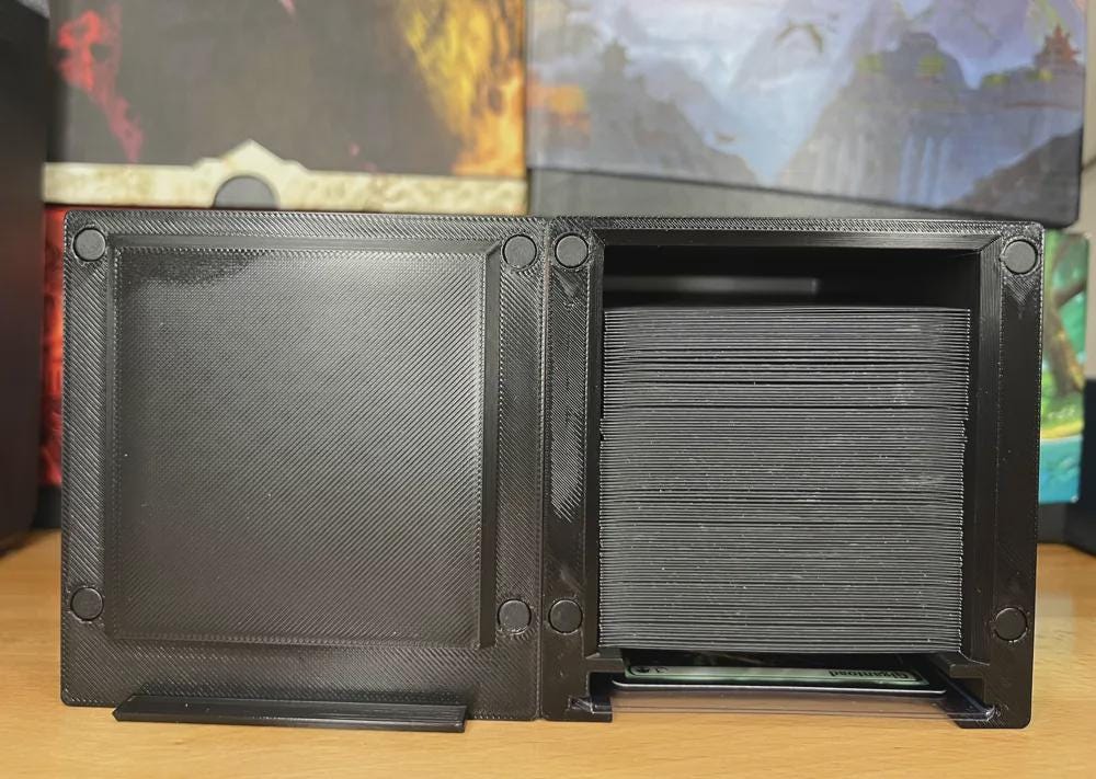 Massacre Girl MTG Commander Deck Box, 3D Printed Card Case