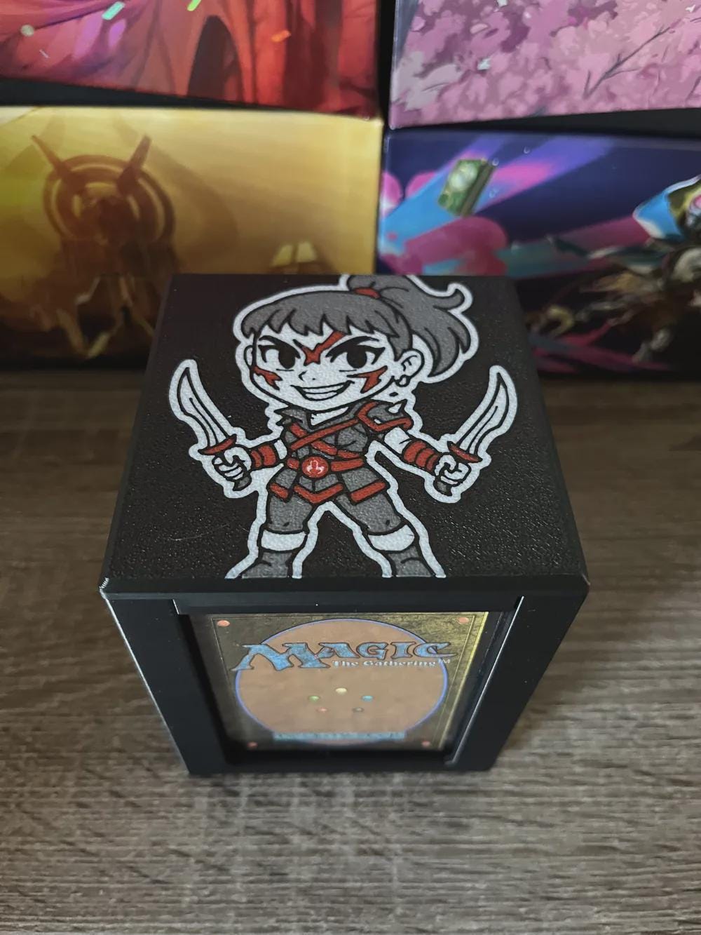 Massacre Girl MTG Commander Deck Box, 3D Printed Card Case