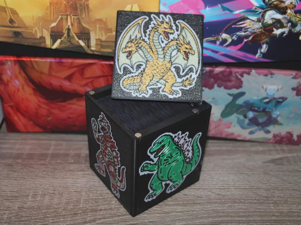 Ghyrson Starn MTG Commander Deck Box, Magnetic Closure, Card Case