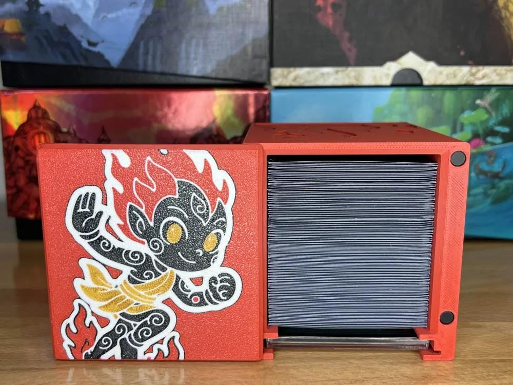 Ashling MTG Commander Deck Box, 3D Printed Card Case