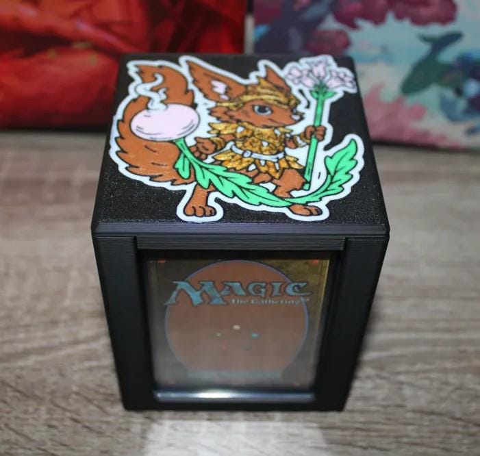 Hazel MTG Commander Deck Box, Magic Card Case