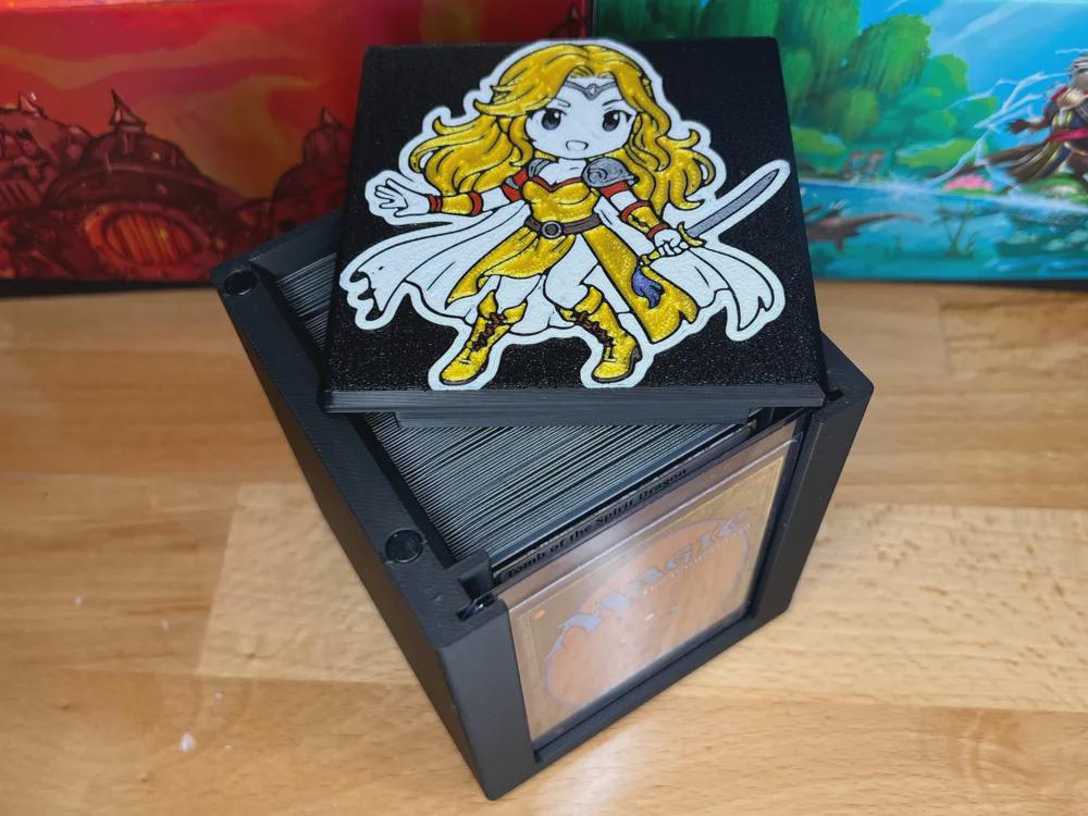 Celes Themed MTG Commander Deck Box – Final Fantasy Card Case