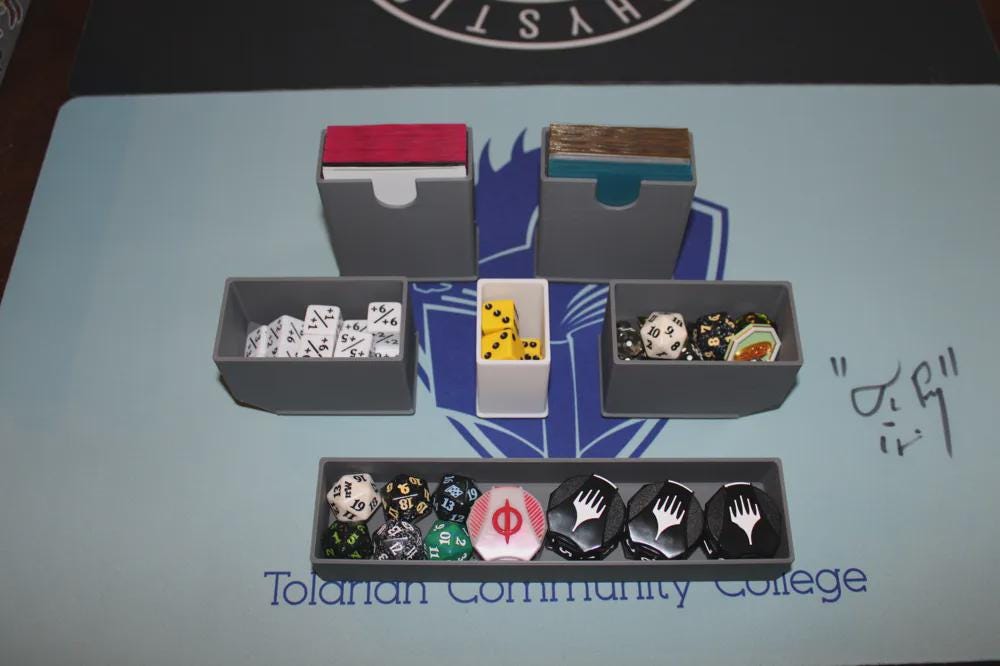 Final Fantasy Card Deck Box, MTG Commander Storage