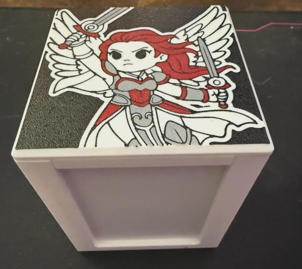 Gisela Theme MTG Commander Deck Box, Card Case