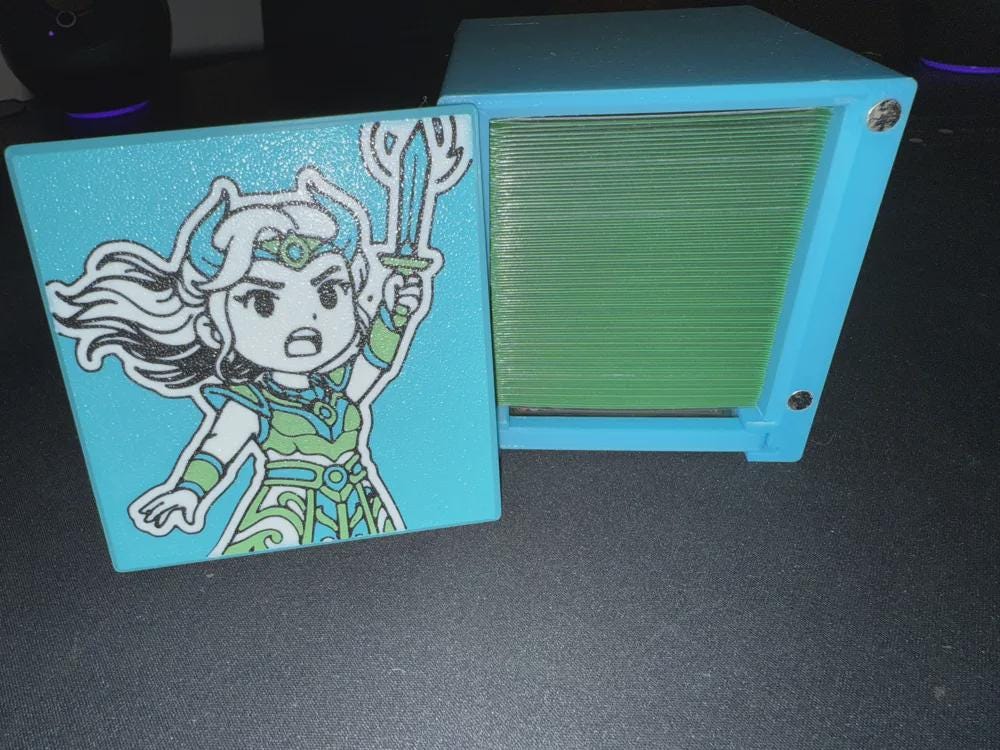 Eshki Theme MTG Commander Deck Box, Magnetic Card Case